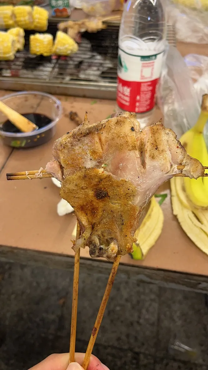 团建烤的鸡翅