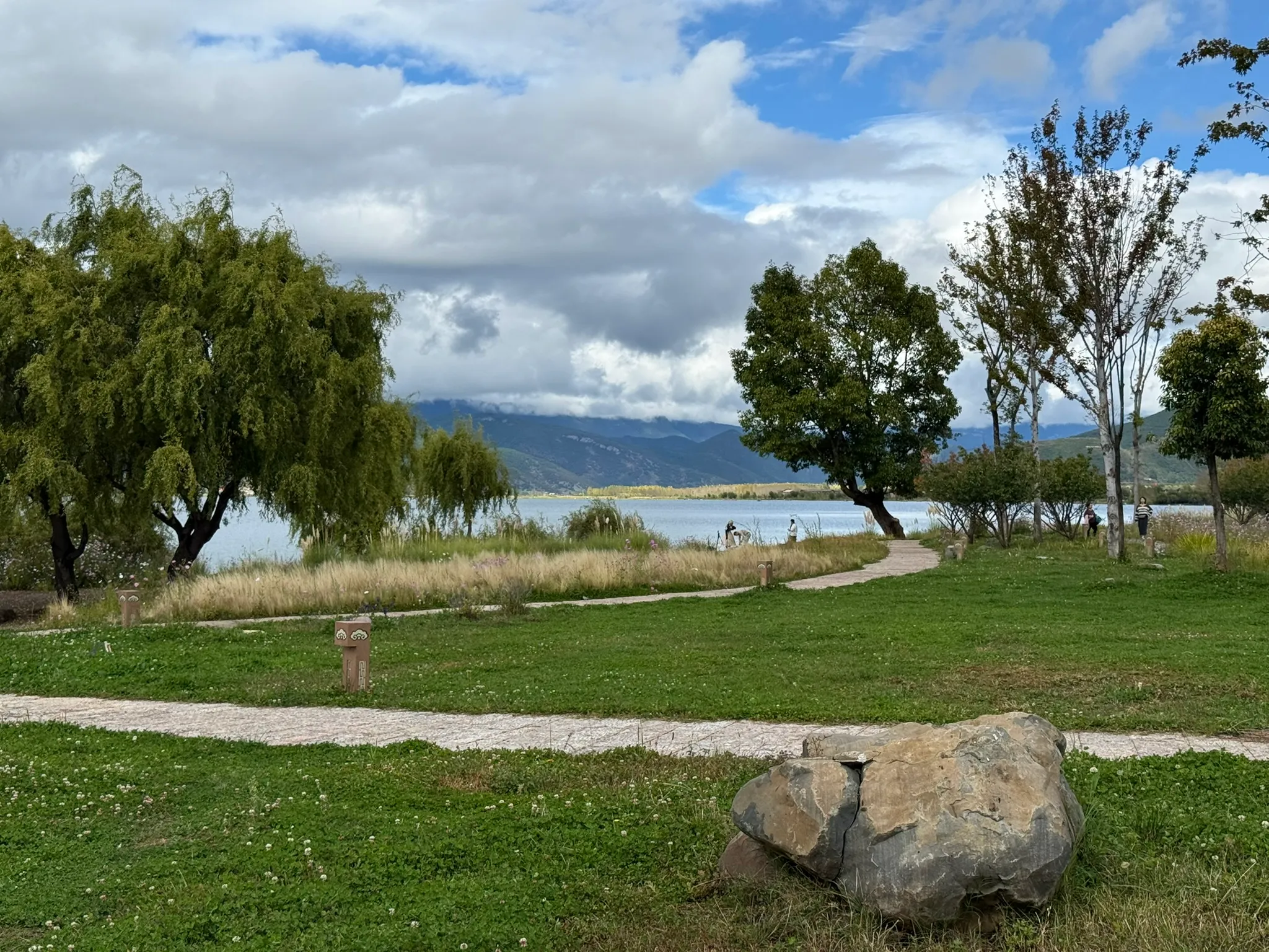 湖边绿化保护很好