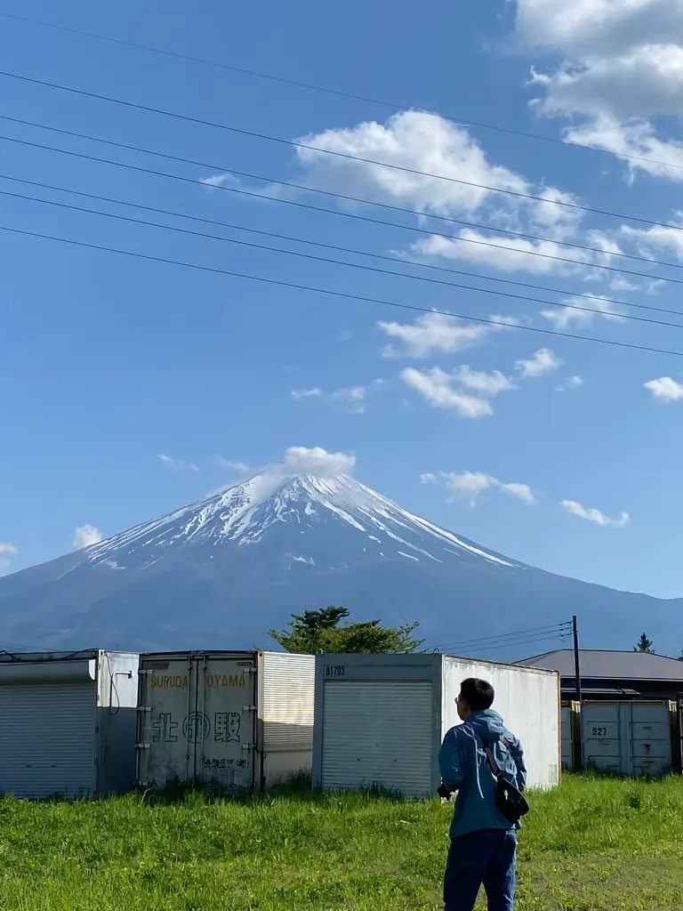 富士山天气太好啦，能见度极高